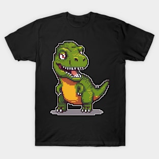 Cute Pixelated T Rex T-Shirt